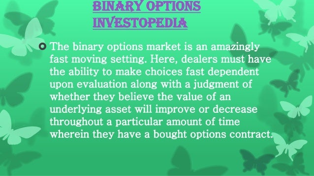 Binary option fsa